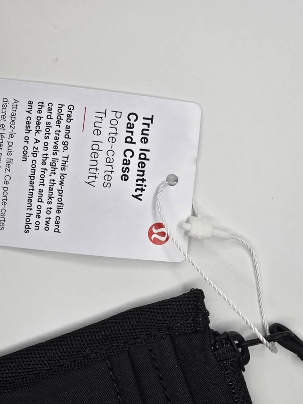 NWT Lululemon Athletica True Identity Card Case BLK
